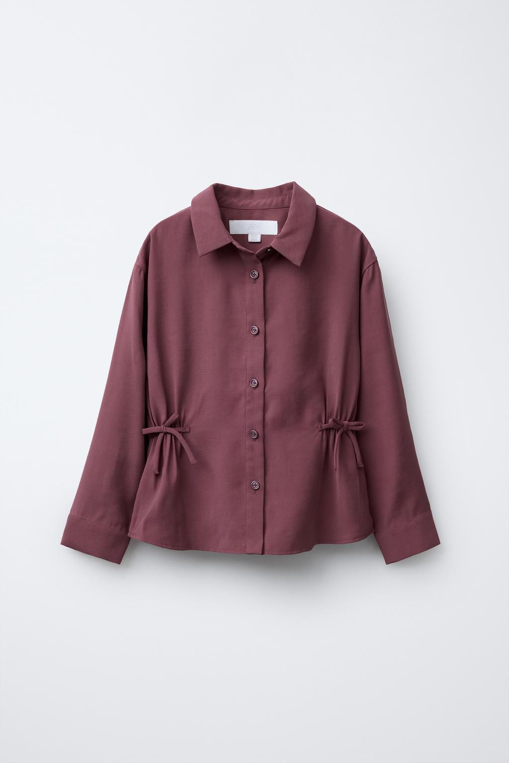 BOW PRINT FLOWING SHIRT - Zara фото 2