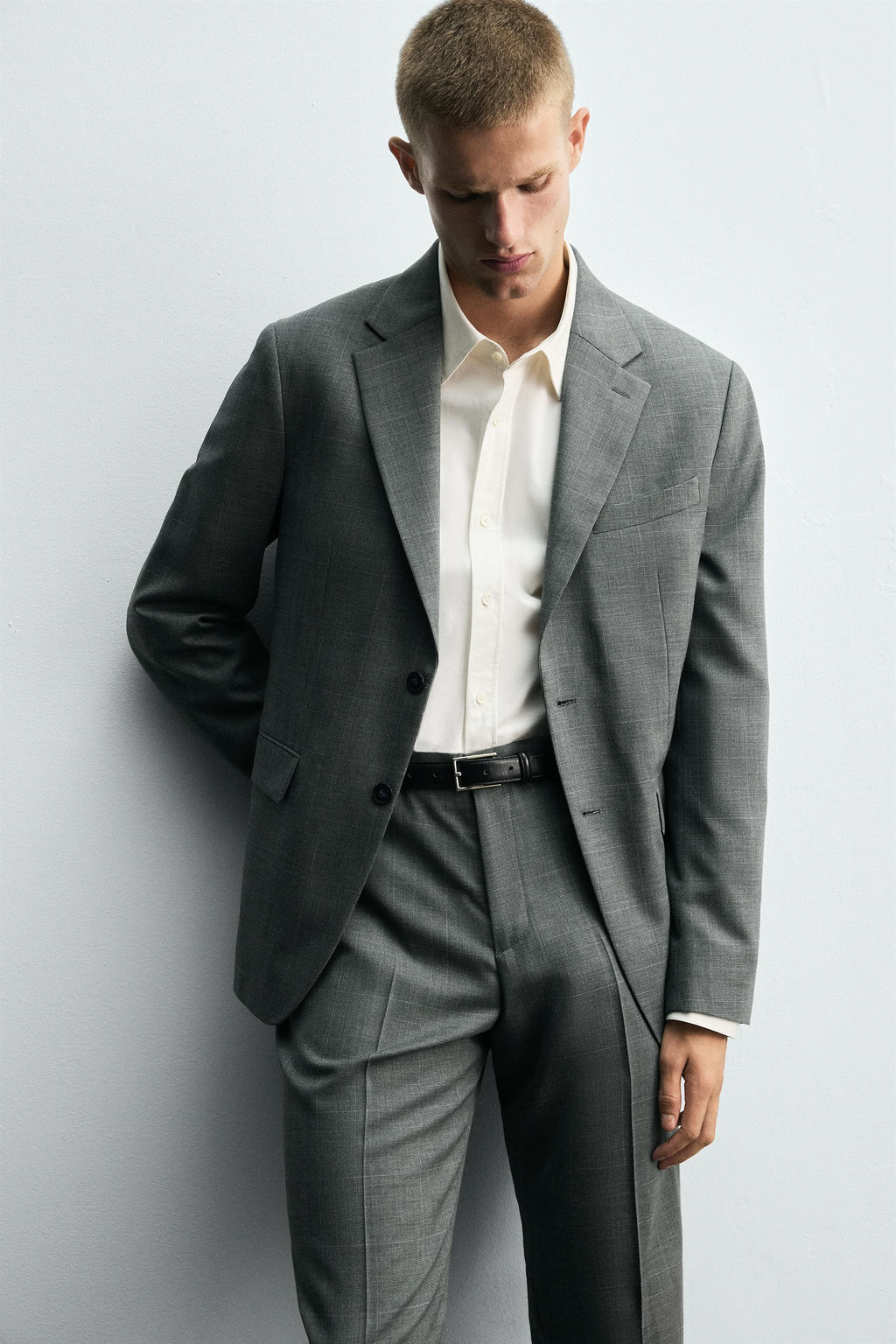 CHECK SUIT TROUSERS - Zara фото 5