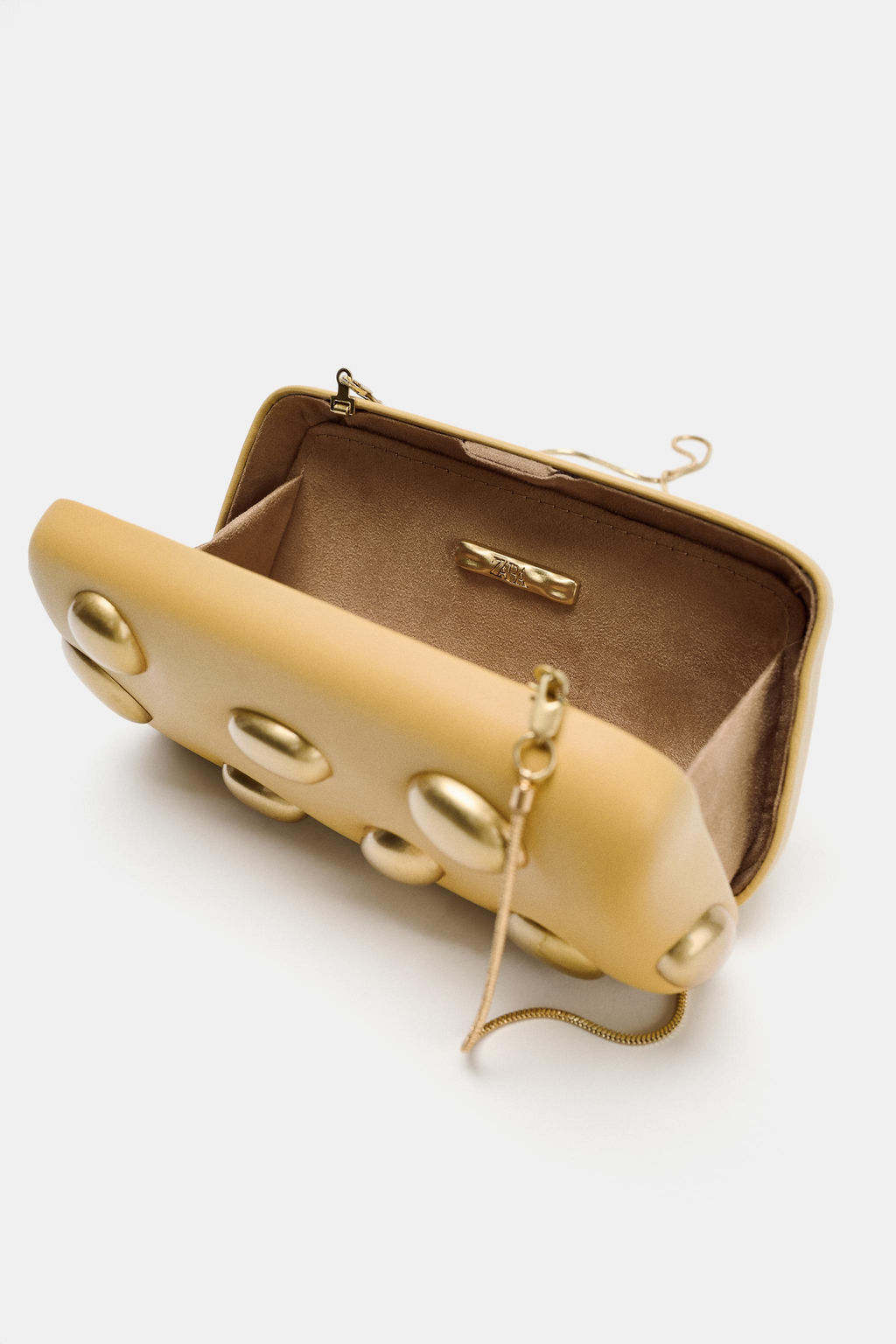 CLUTCH WITH METAL APPLIQU_S - Zara фото 10