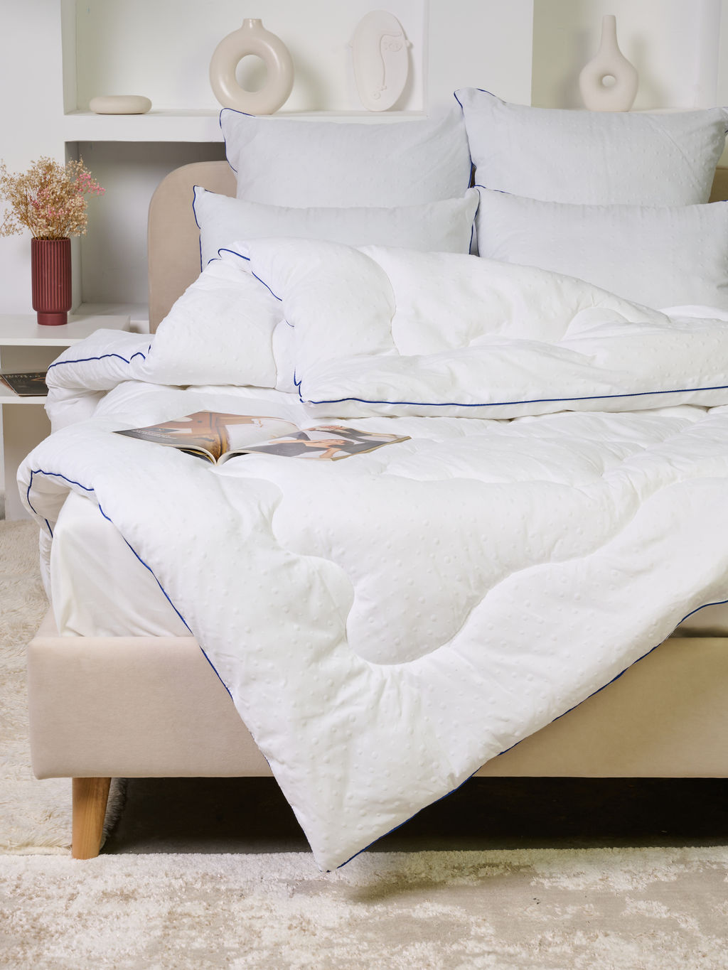 Одеяло БАБЛ облегченное 150г/м2 лебяжий пух - Гармония уюта фото 11