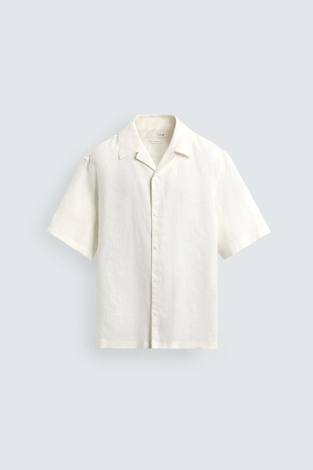 CAMISA RELAXED FIT 100% LINO / Blanco - Zara фото 7