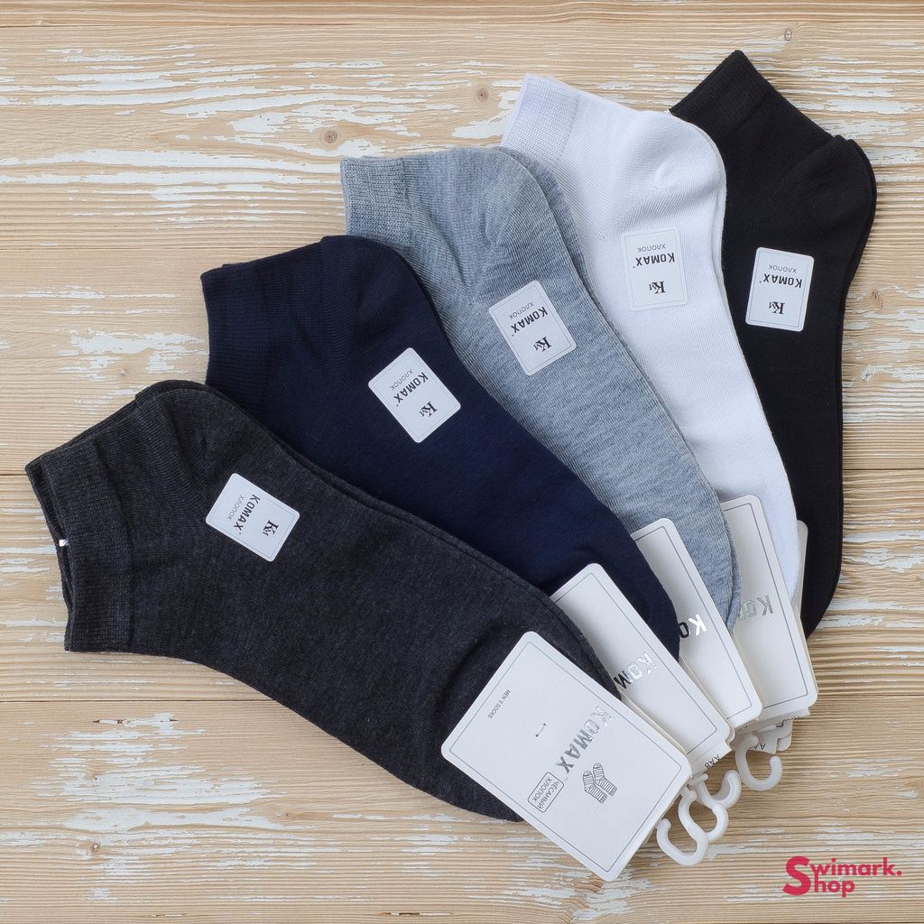 Носки мужские короткие однотонные AA8-H, 10 пар в уп. - Swimark фото 2