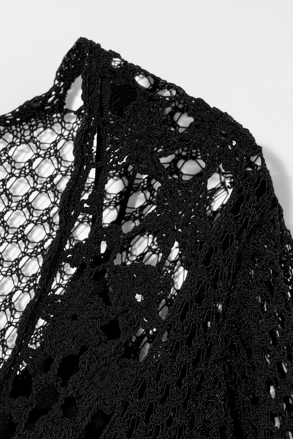 CROCHET KNIT DRESS KATE MOSS X ZARA  фото 8