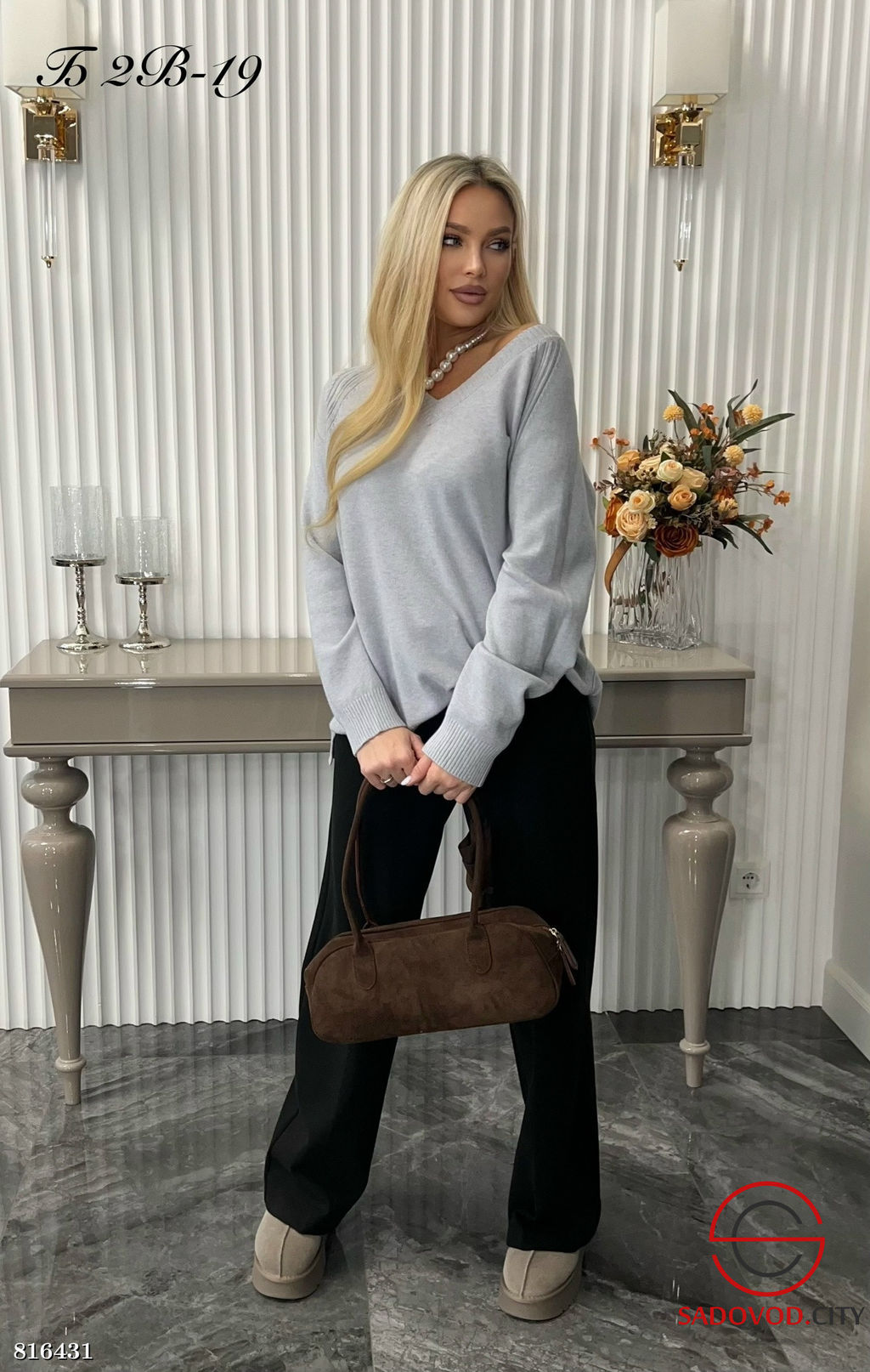 Свитер женский оверсайз - Bruno фото 2