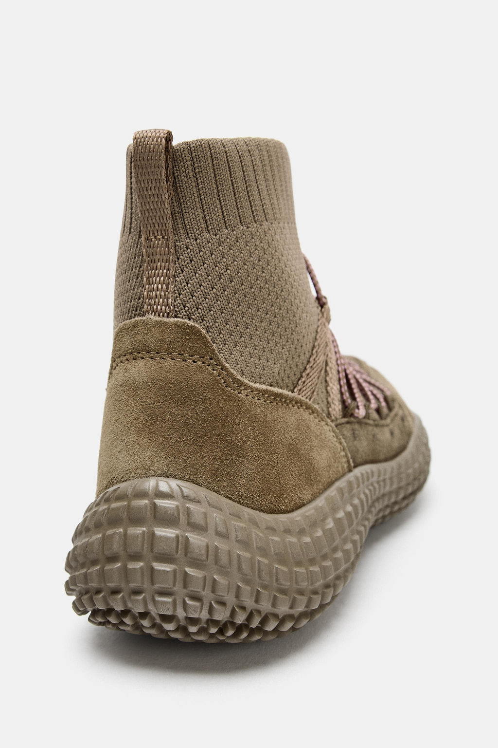 STRETCH HIGH-TOP SNEAKERS - Zara фото 5