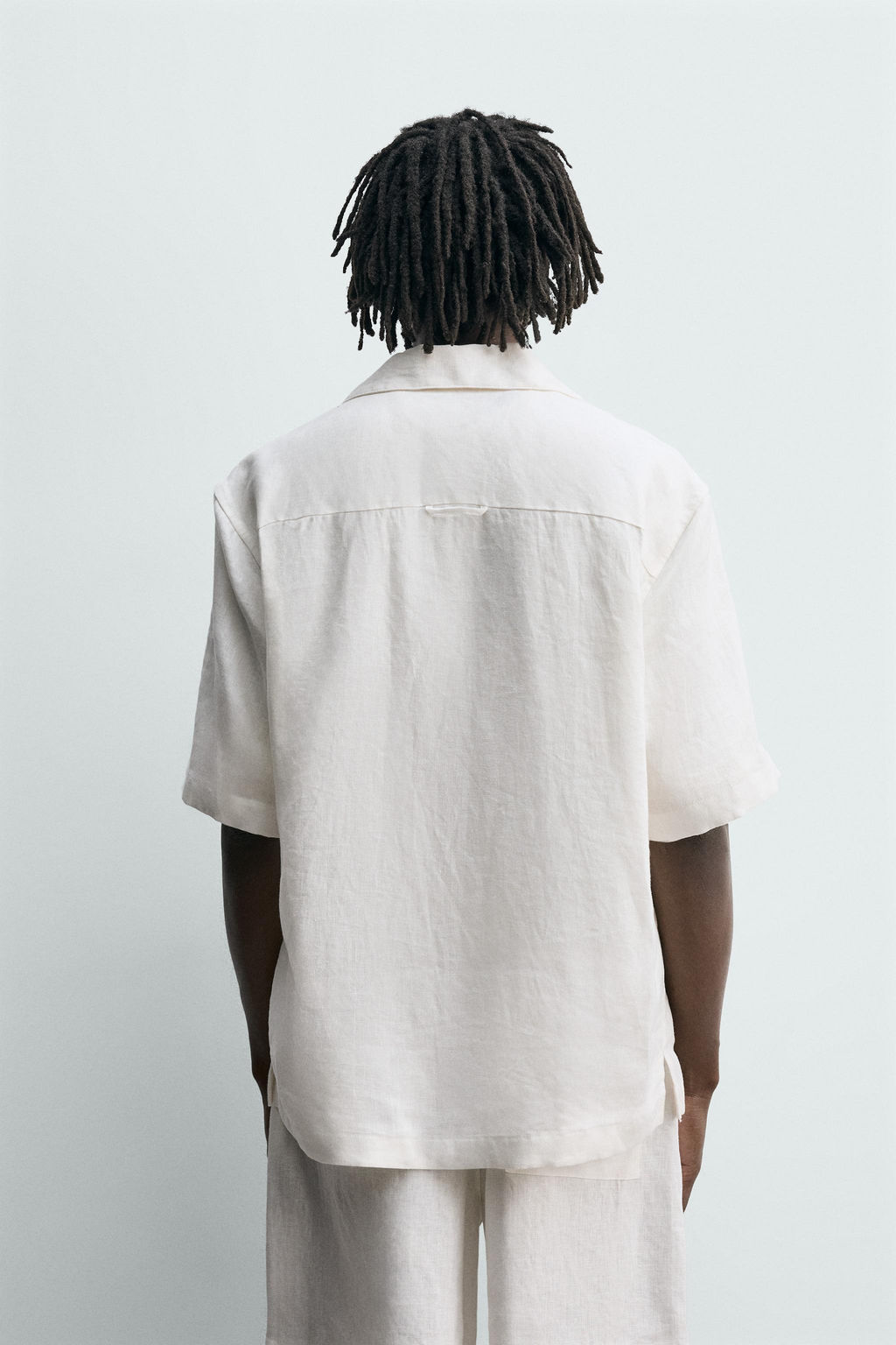 CAMISA RELAXED FIT 100% LINO / Blanco - Zara фото 3