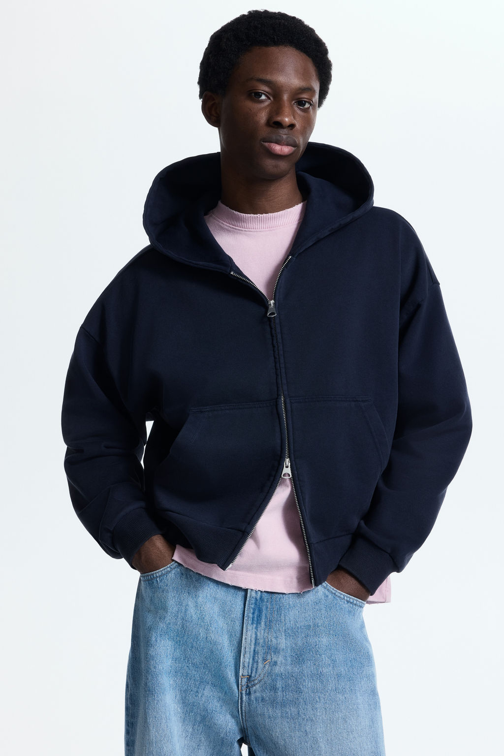Chaqueta sudadera con cremallera Oversized Fit - H&m фото 4