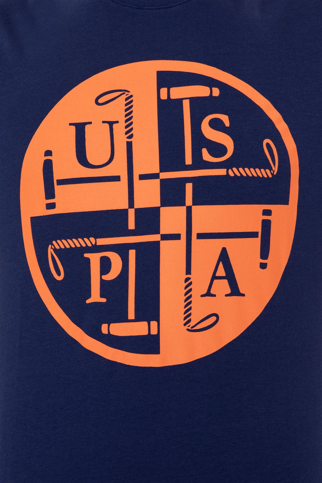 Мужская темно-синяя футболка с круглым вырезом Неожиданная скидка в корзине - U.s. polo assn фото 7