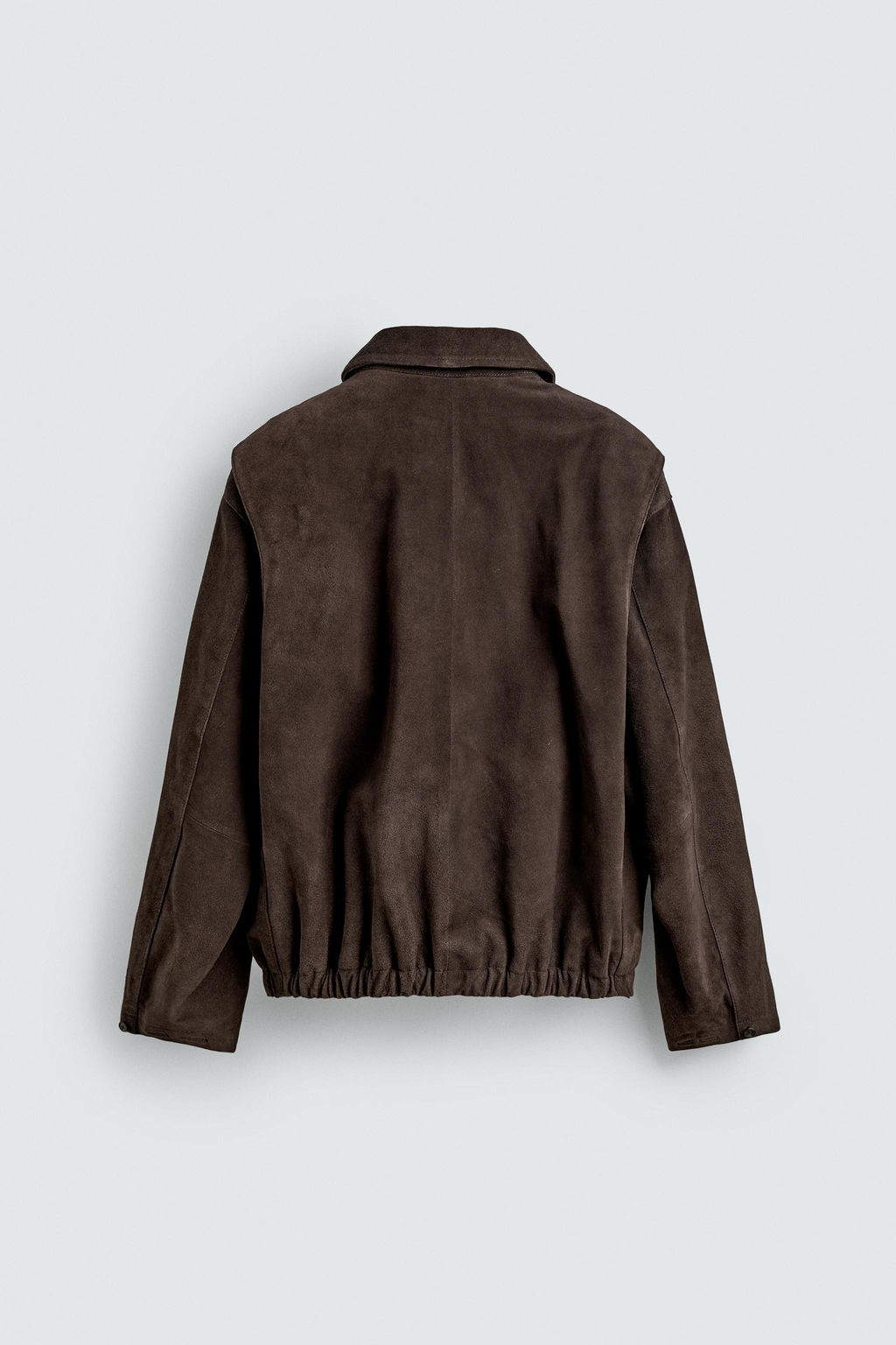 CAZADORA REGULAR FIT PIEL ANTE AARON LEVINE X ZARA / Marr?n  фото 8