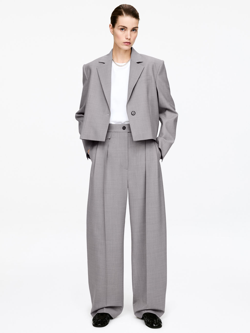 Pantalones sastre relaxed fit - H&m фото 5