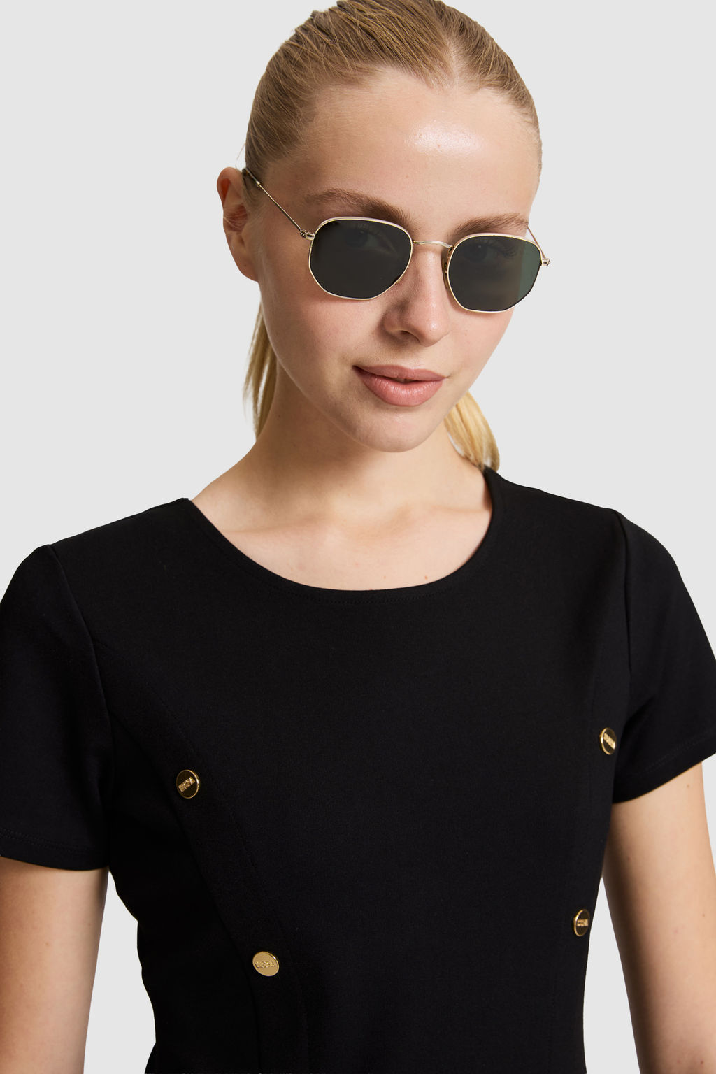 Kad_n Siyah Bisiklet Yaka Ti__rt - U.s. polo assn фото 2