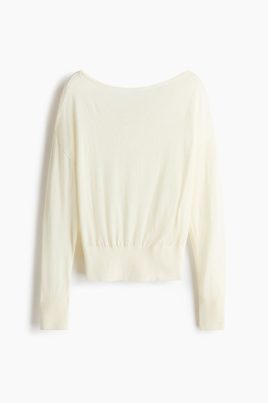 Top de un hombro en punto fino - H&m фото 2