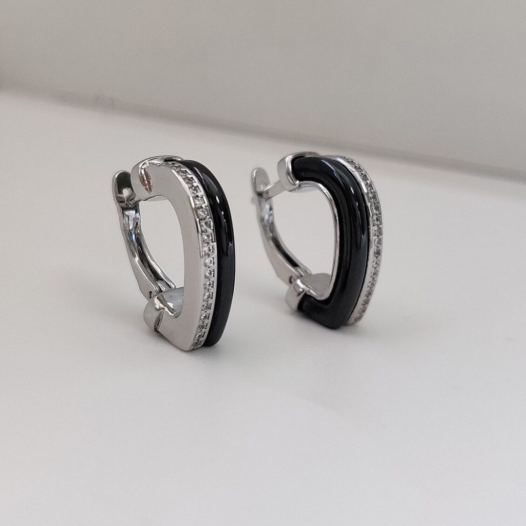 Серьги с керамикой