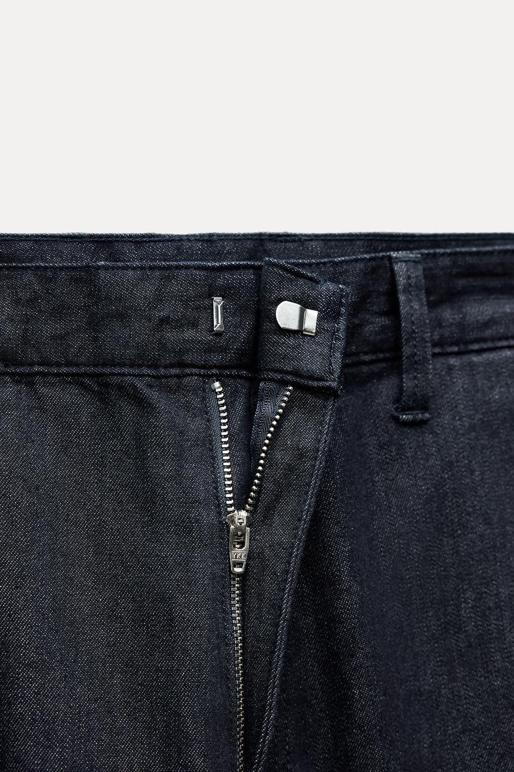 ZW COLLECTION WIDE-LEG HIGH-WAIST JEANS - Zara фото 7