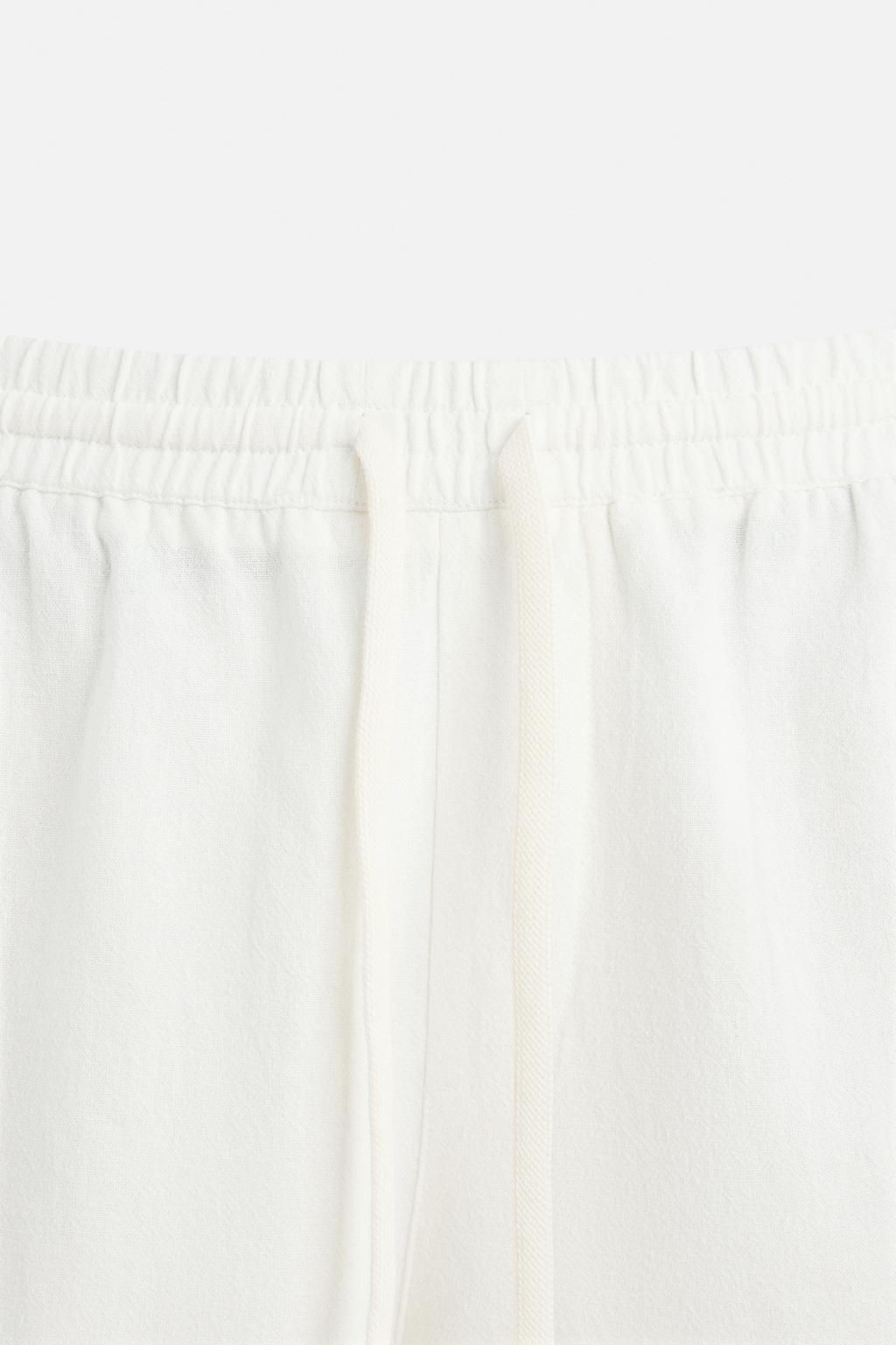LINEN - VISCOSE BERMUDA SHORTS - Zara фото 40