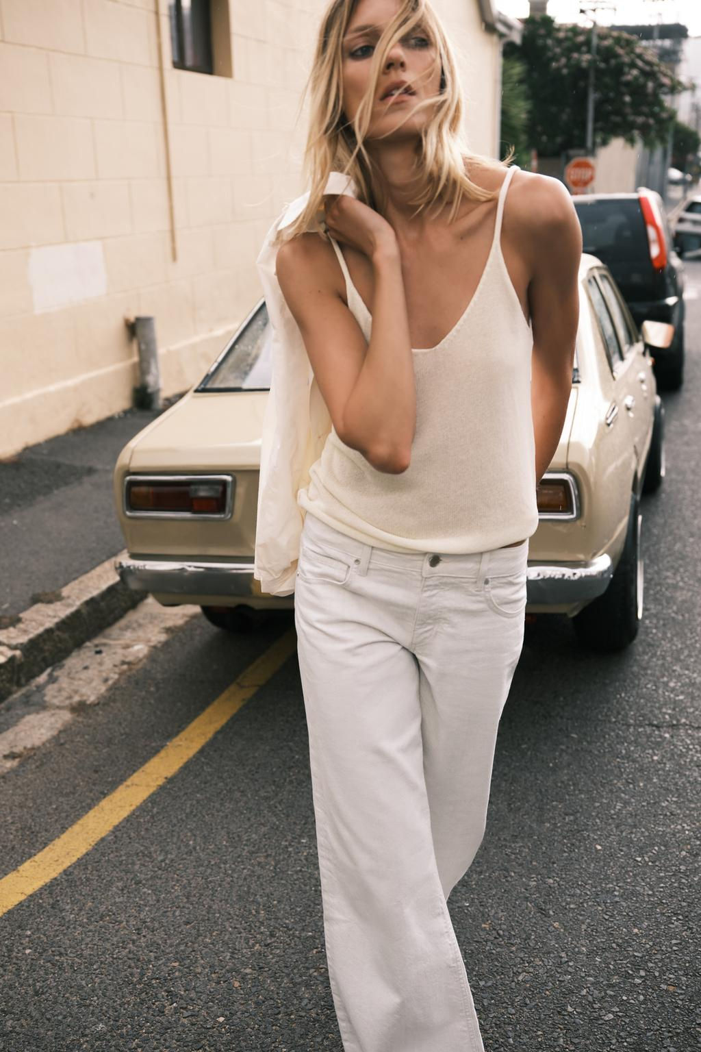 ZW COLLECTION WIDE-LEG LOW-RISE JEANS - Zara фото 2