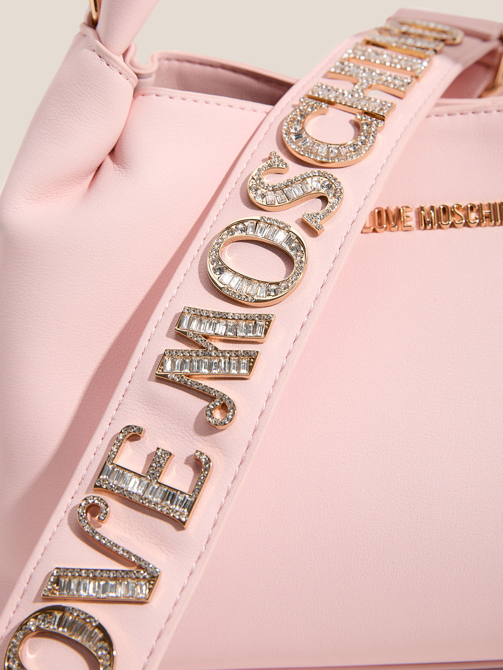 Женская сумка с ручками LOVE MOSCHINO AURA Артикул 4461581, пудровый  фото 2