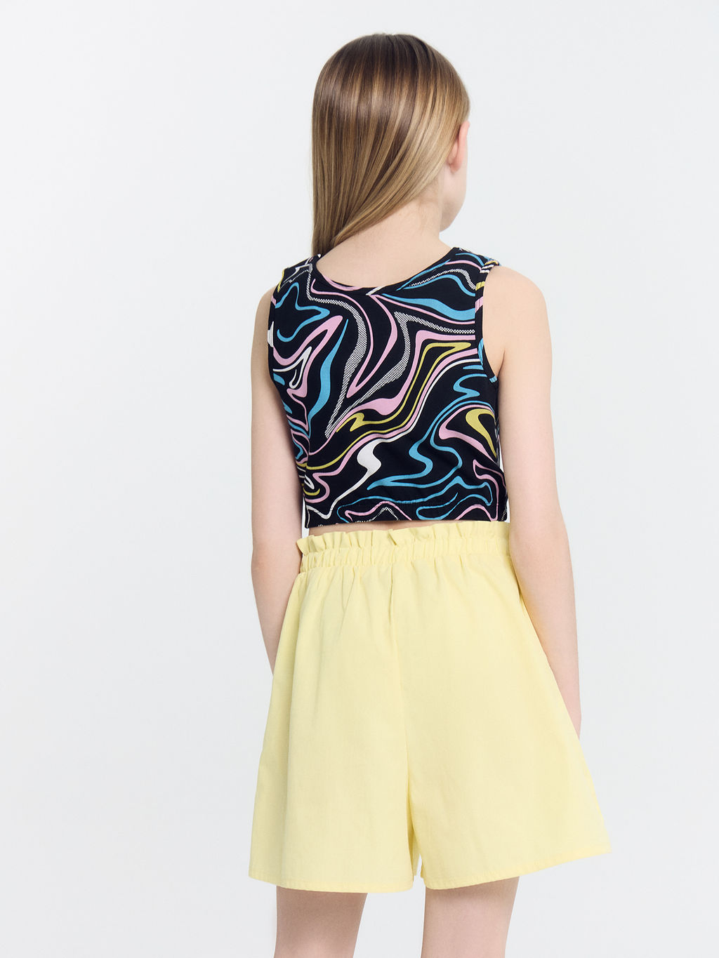 Шорты для девочек в желтом цвете - Mark formelle фото 6