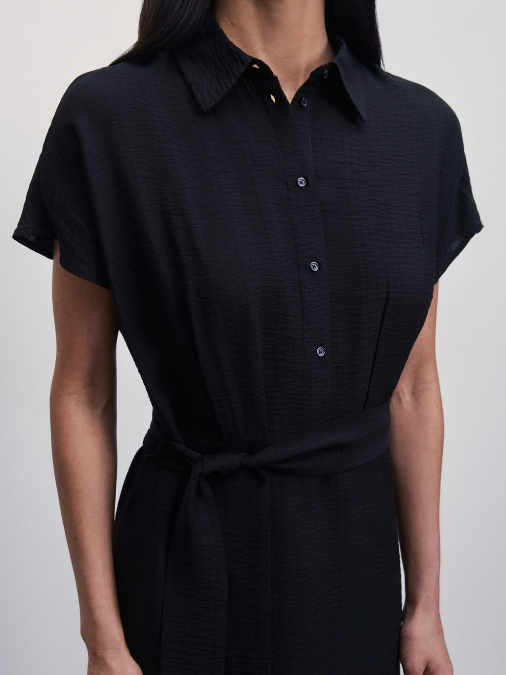 Платье-рубашка с поясом / Zarina  фото 6