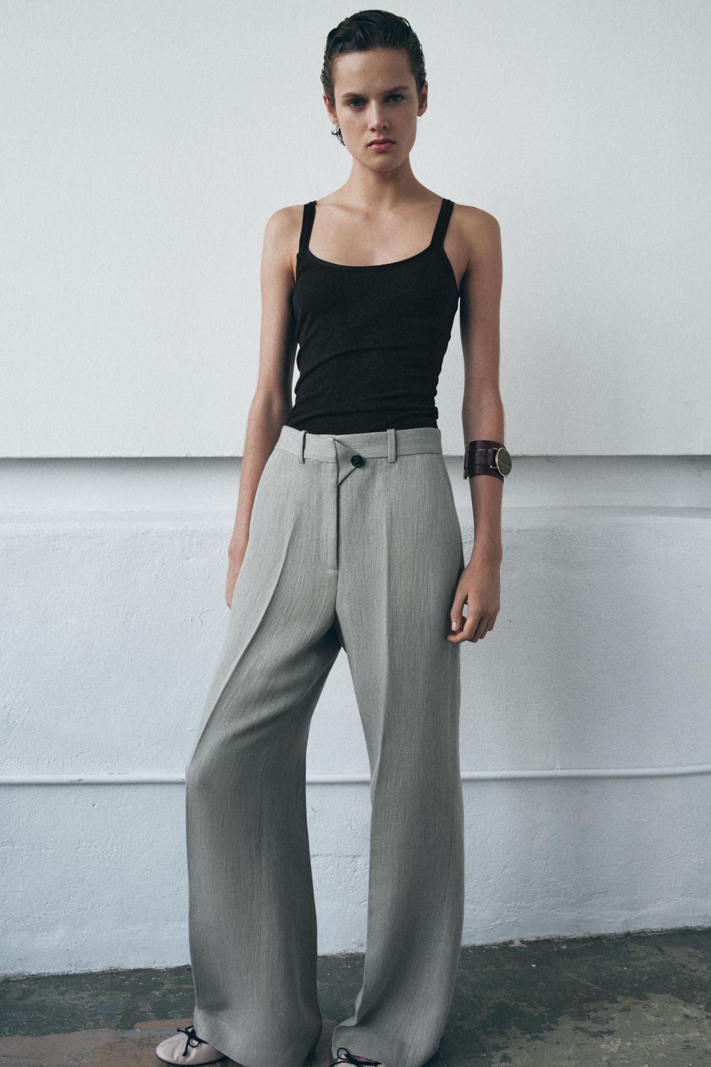 PANTAL?N FLARE ESTRUCTURA ZW COLLECTION / Gris