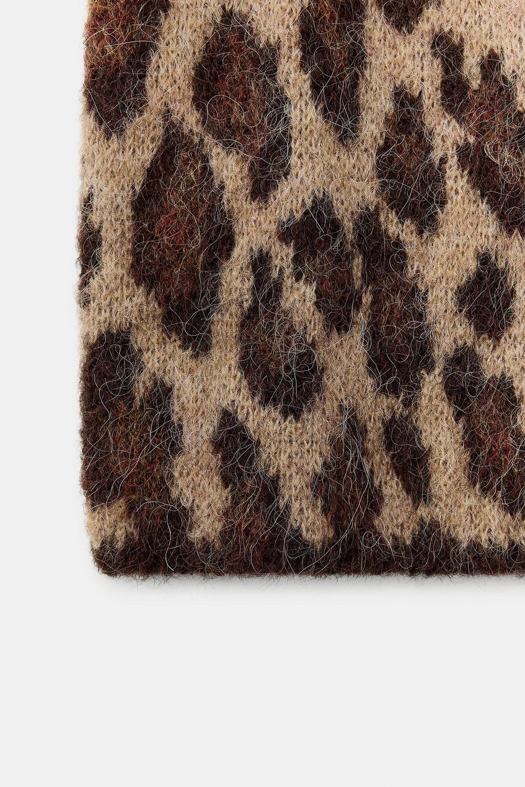 ANIMAL PRINT KNIT BEANIE - Zara фото 4