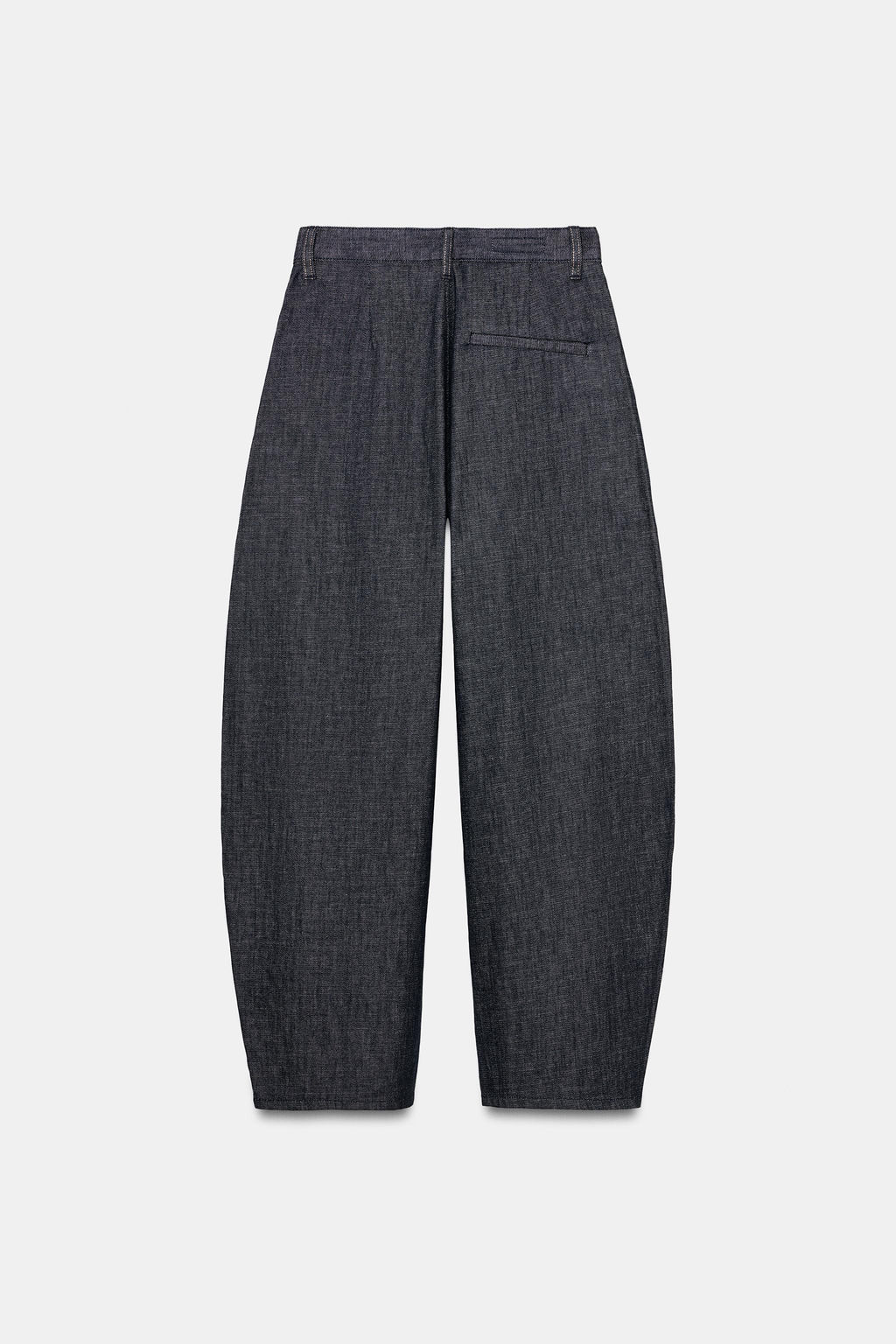 JEANS TRF BARREL TIRO ALTO / ?ndigo oscuro - Zara фото 5