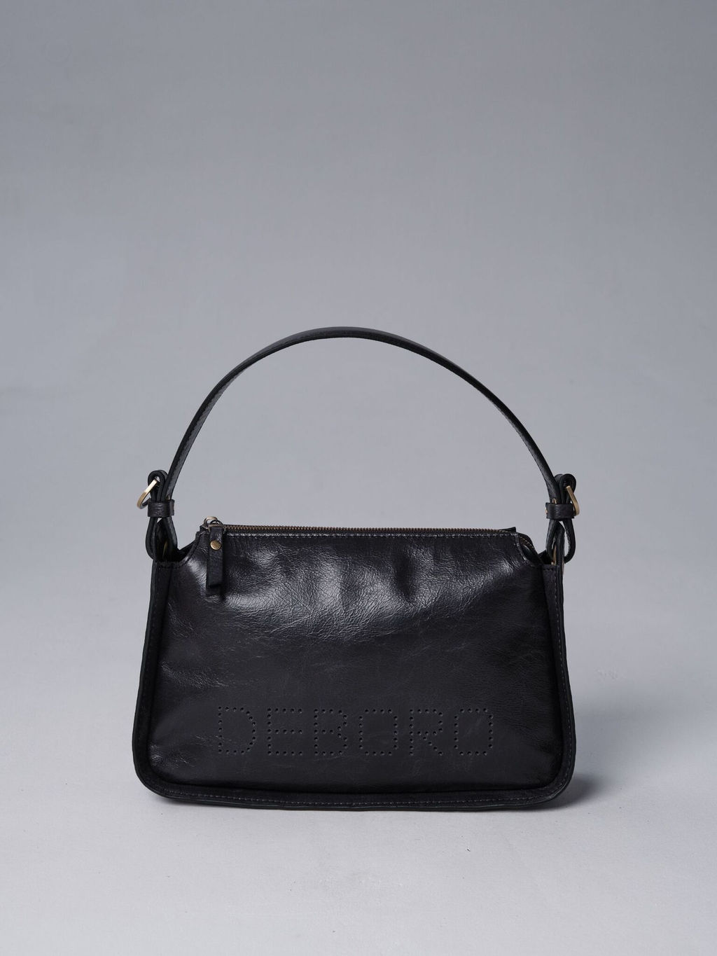 Сумка кожаная на плечо Deboro 30790 винтаж/дипвайтер