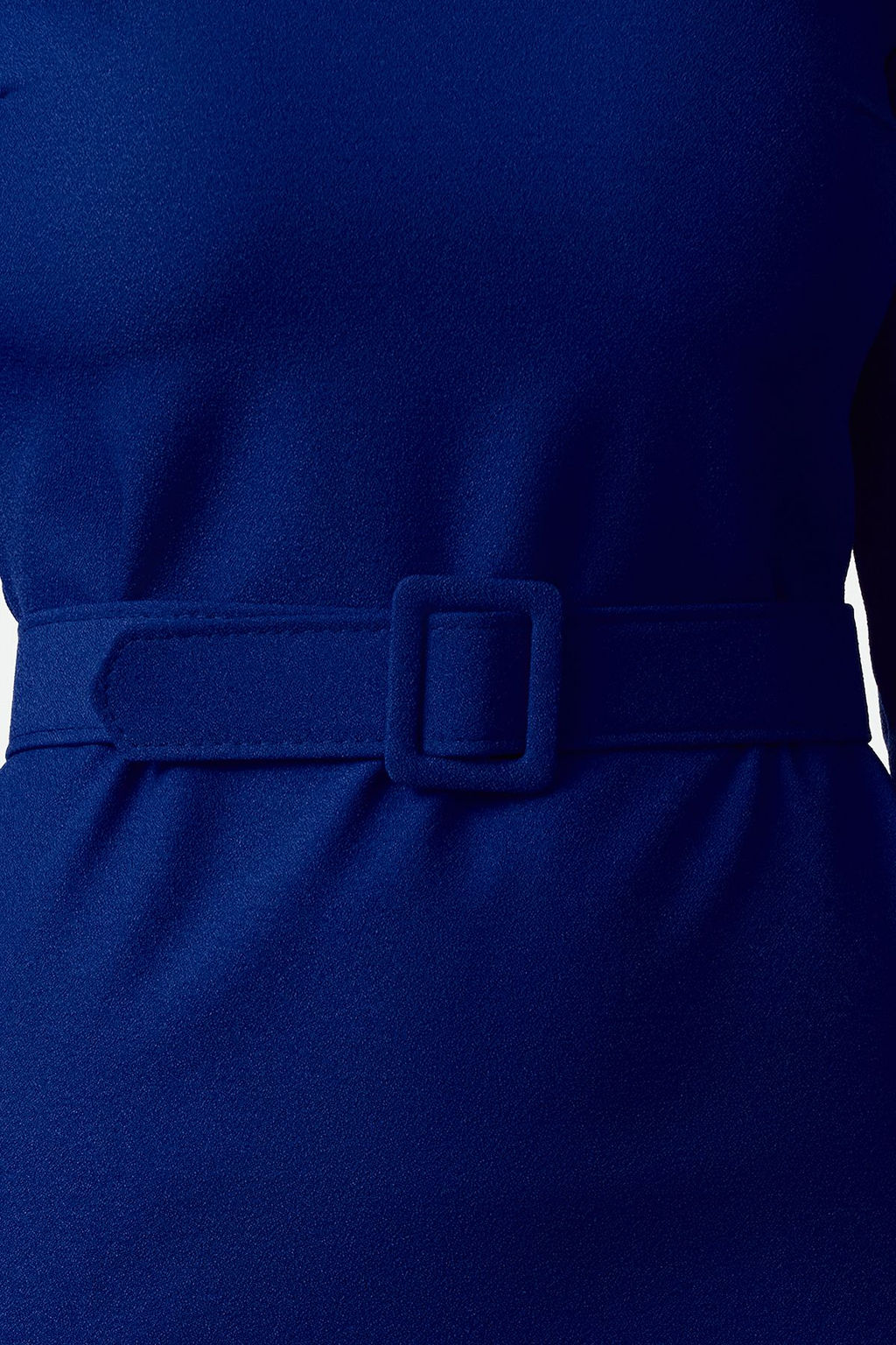 Saks Shift/Duz Kesim Kemerli Mini Dokuma Elbise TWOAW25EL00190