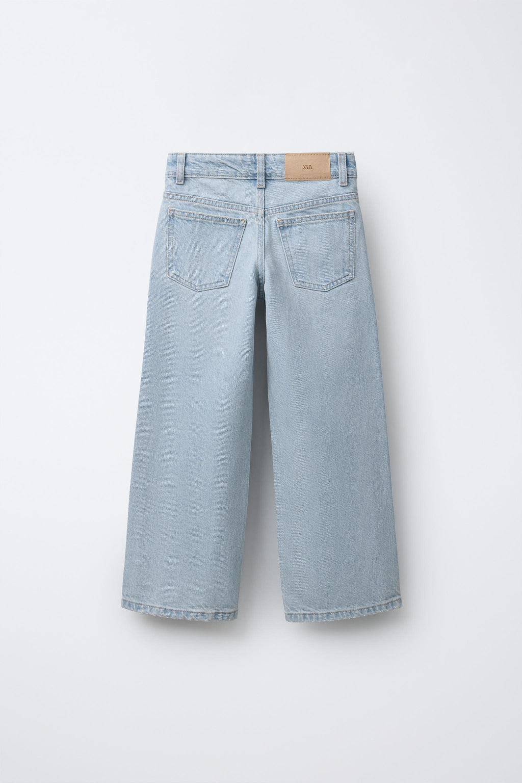 JEANS WIDE LEG / Azul claro - Zara фото 9