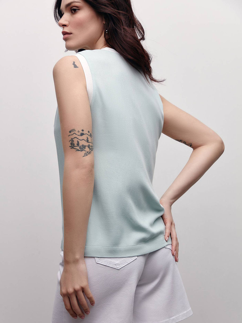 CONTE LBL 1601 Блузка женская mint mint