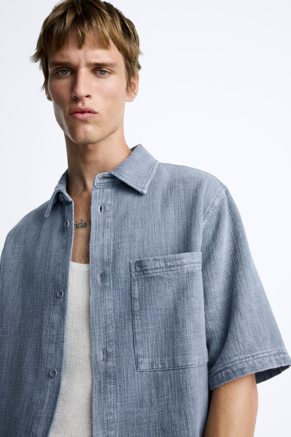 DOKULU GOMLEK - Zara фото 6