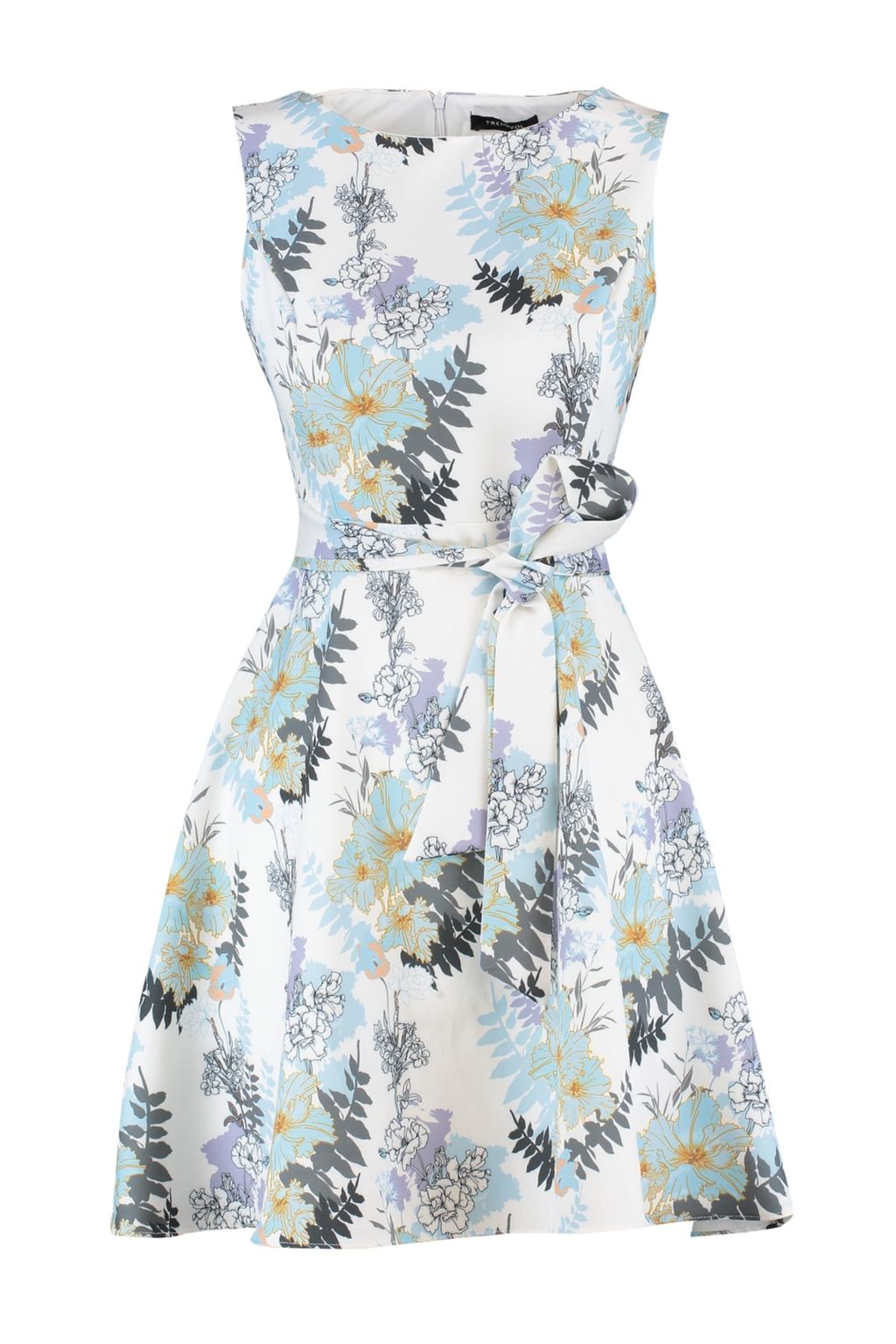 Cok Renkli Kusakl? Belden Ac?lan Mini Dokuma Elbise TWOSS20EL0750 - Trendyolmilla фото 6