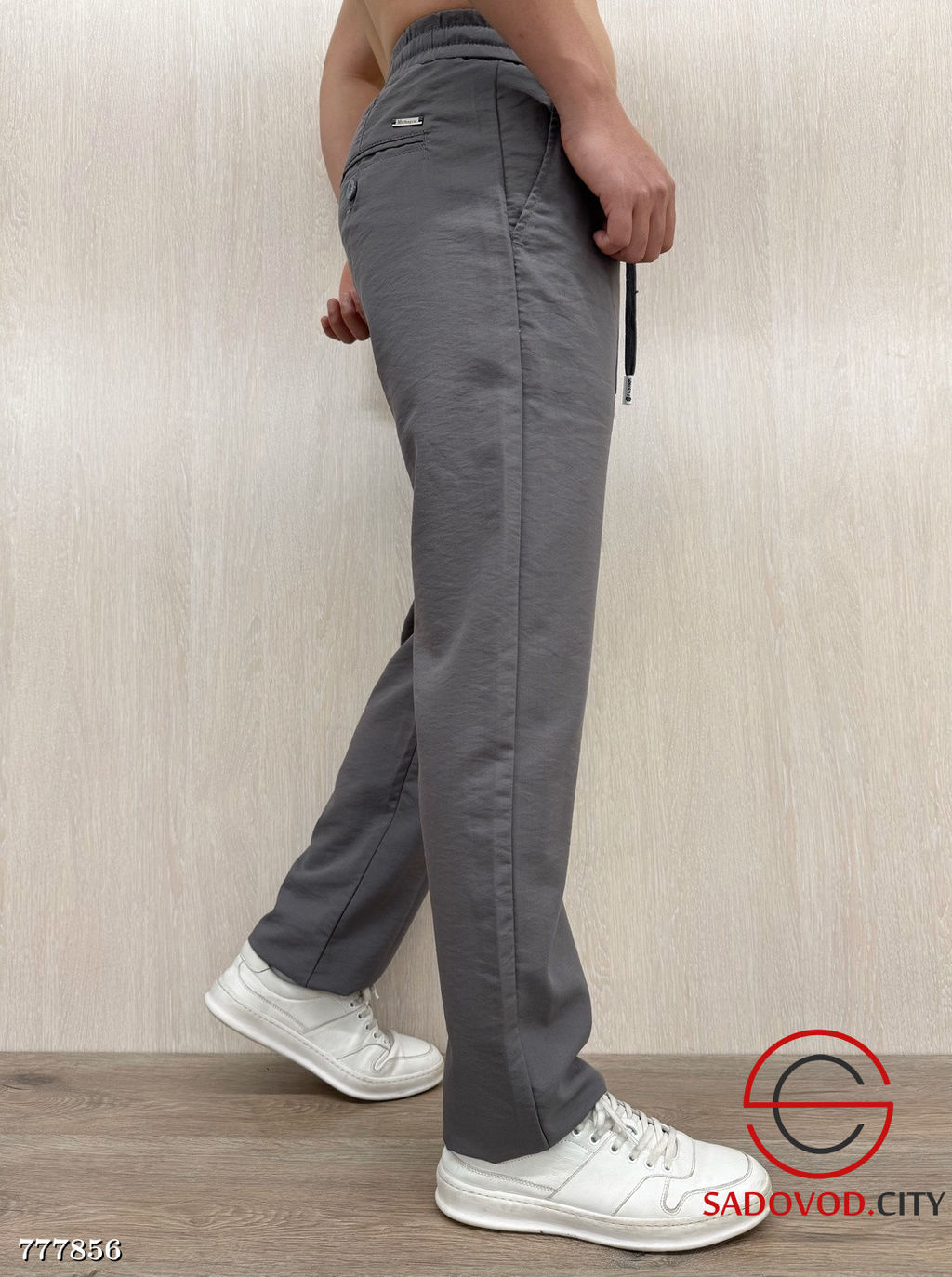 Мужские брюки прямые тонкие - Zum ming фото 5