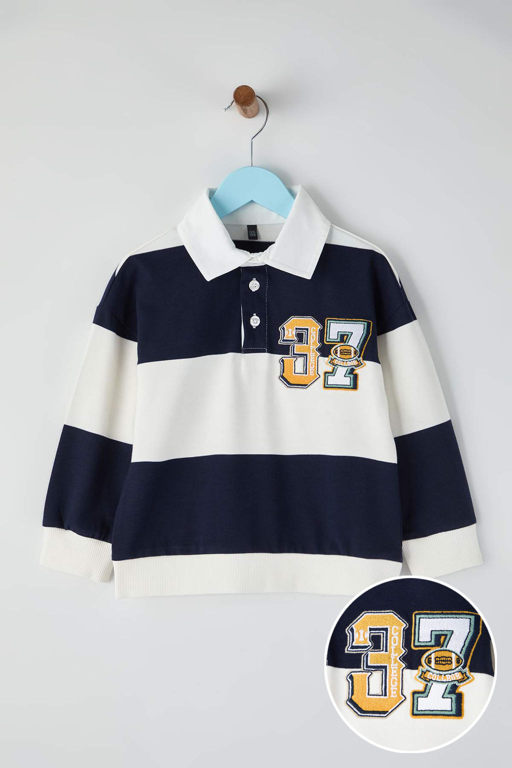 Ekru Nak?sl? Regular Erkek Cocuk Orme Sweatshirt TKDAW26SW00057 - Trendyolmilla фото 4