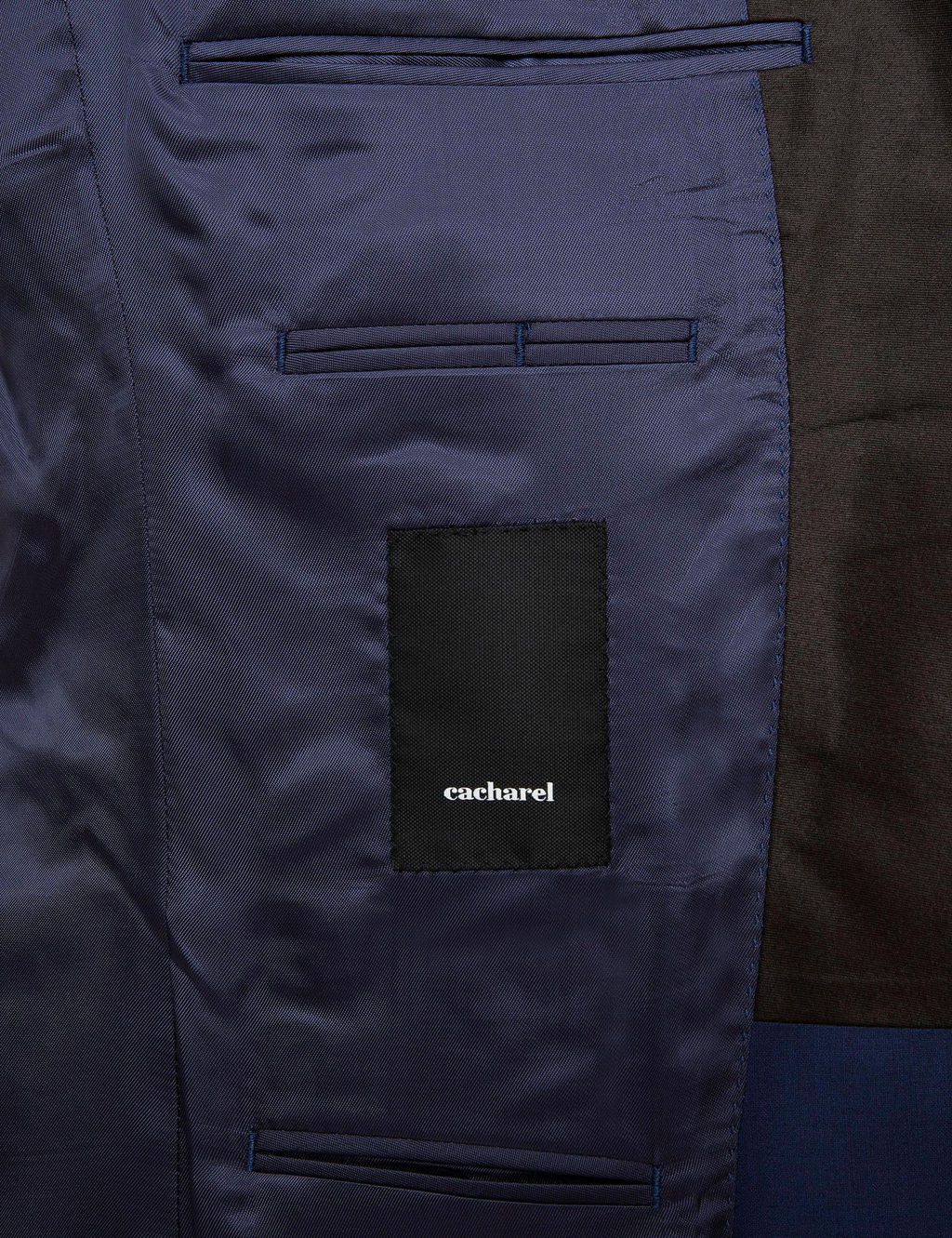Узкий пиджак-смокинг цвета индиго - Cacharel фото 6