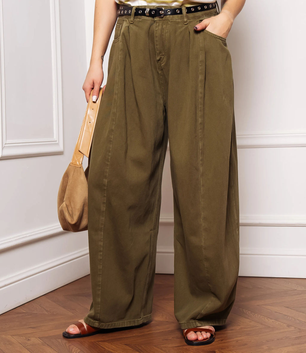 Джинсы #КТ8512 (2), хаки - Dommod фото 2