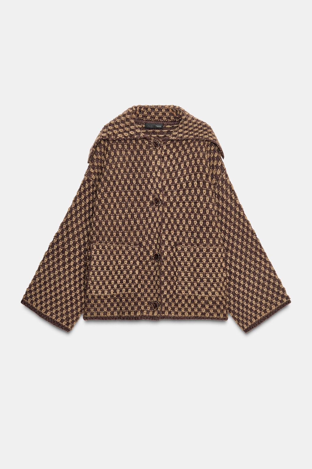 OVERSIZE KNIT CARDIGAN - Zara фото 7