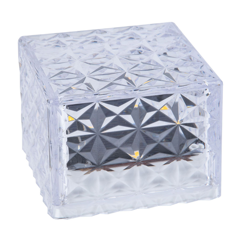 USL-F-172/PT050 ICECUBE Садовый светильник на солнечной батарее. 4 светодиода. Теплый белый свет. 1*АА Ni-Mh аккумулятор в/к. IP44. TM Uniel - Volpe фото 3