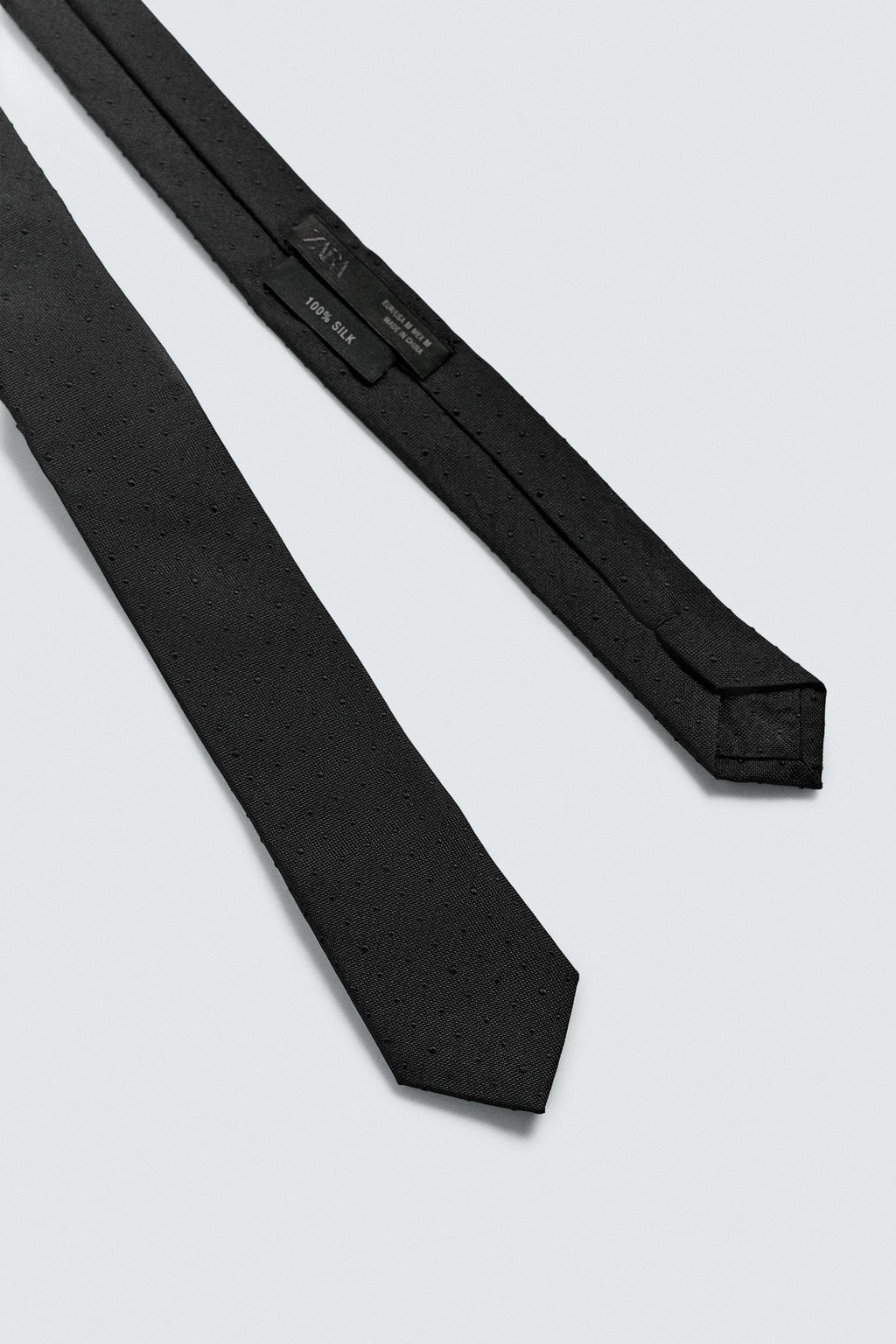 100% SILK JACQUARD TIE - Zara фото 4
