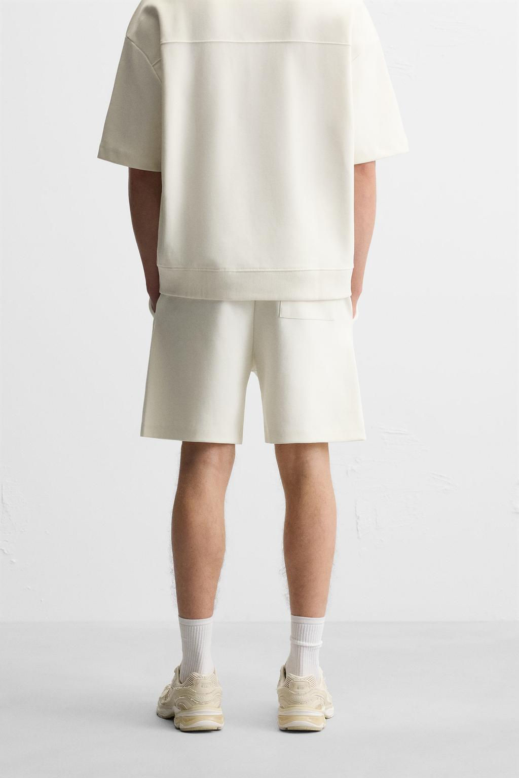 INTERLOCK TEXTURED BERMUDA SHORTS - Zara фото 21