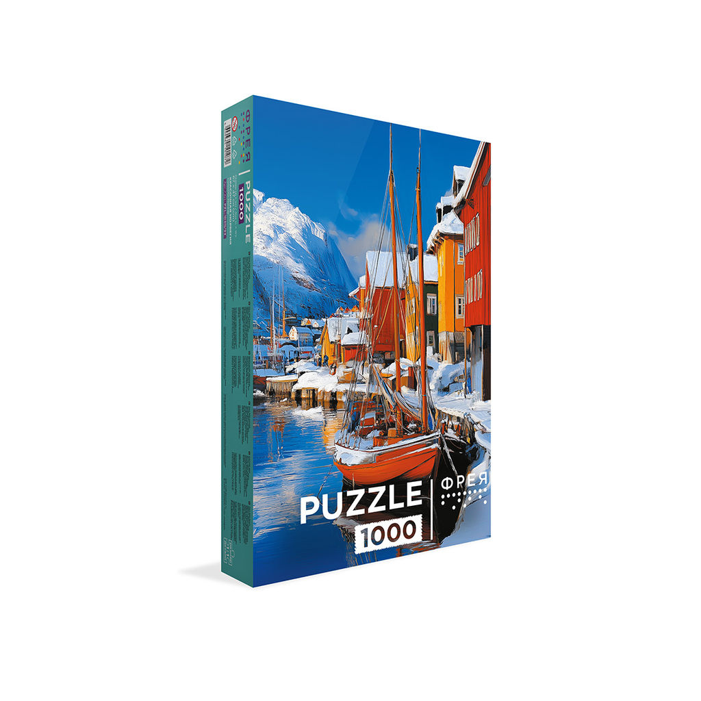 ФРЕЯ Пазл 1000 элемент. PZL-1000/93 Красочная Норвегия