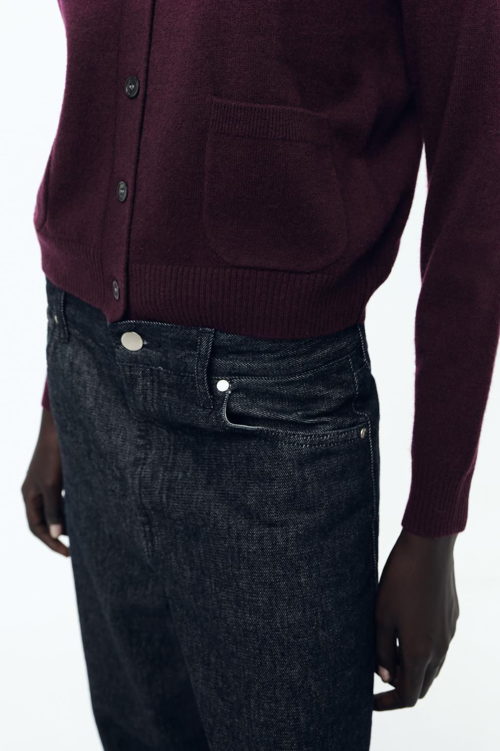 100% WOOL BASIC CARDIGAN - Zara фото 3
