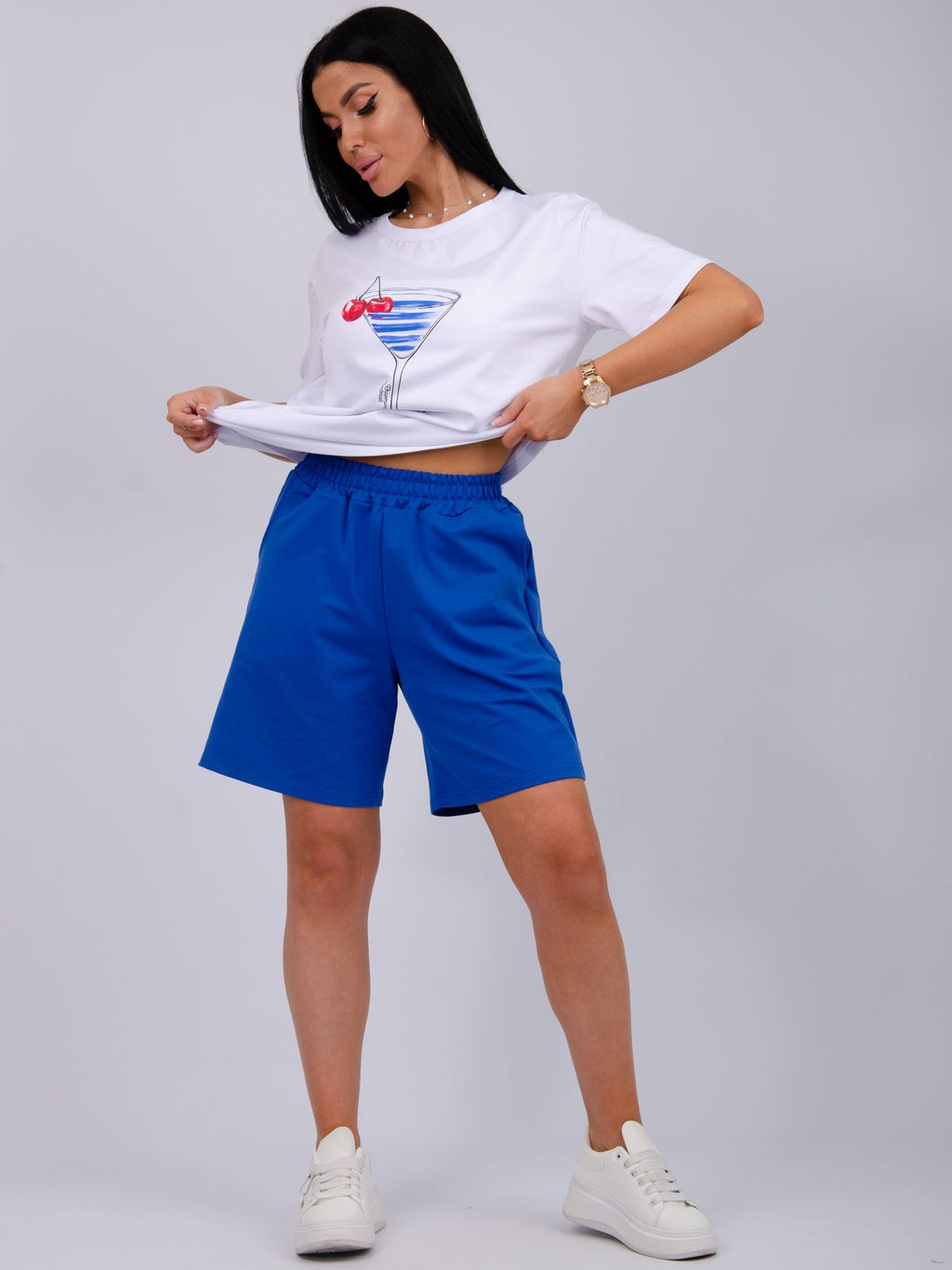 Костюм "Марина 2" василёк, трикотаж