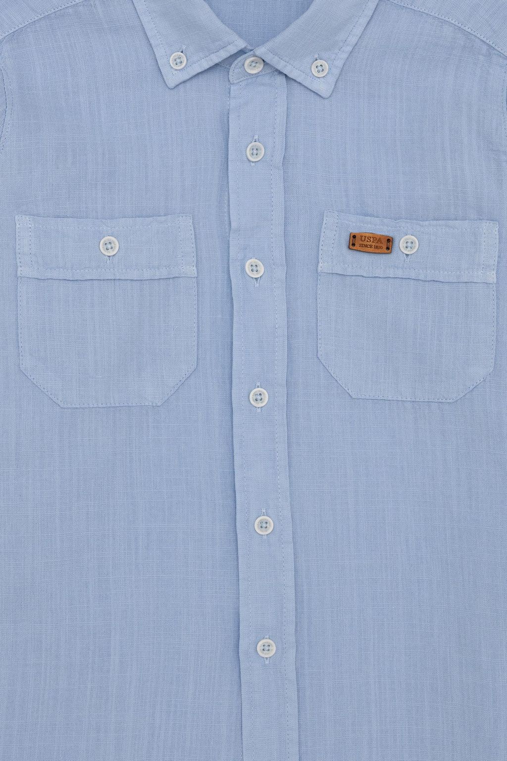 U. S. Polo Assn Синяя рубашка с длинным рукавом для мальчика - U.s. polo assn фото 3