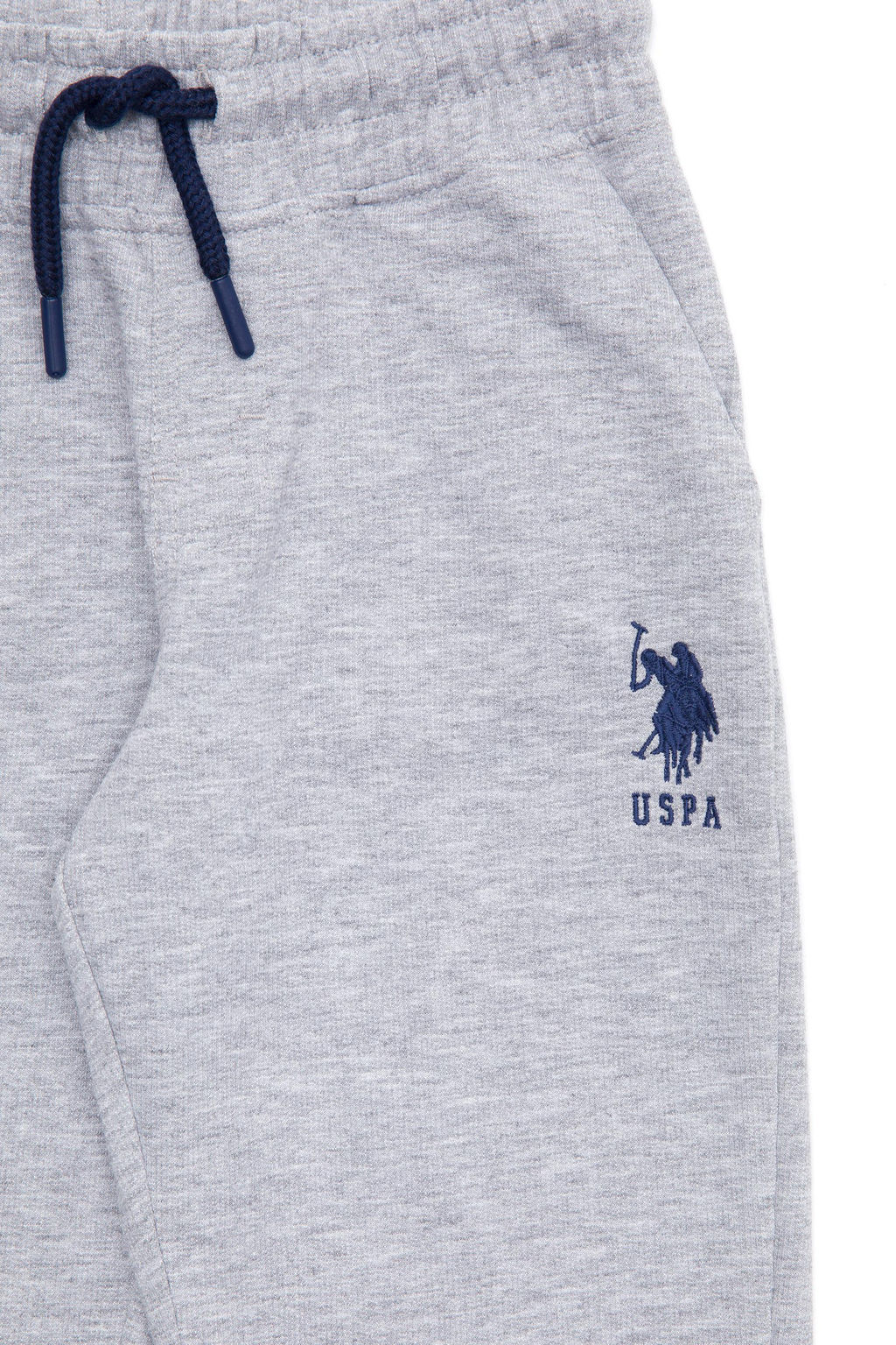 Серые меланжевые спортивные штаны для мальчика - U.s. polo assn фото 5