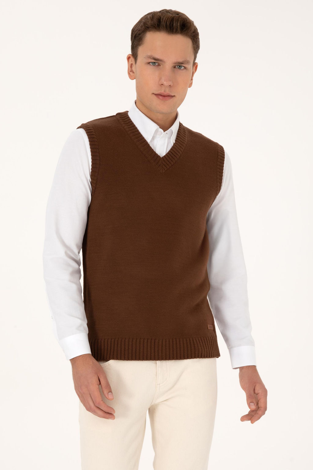 Erkek Kahverengi S_veter - U.s. polo assn фото 3