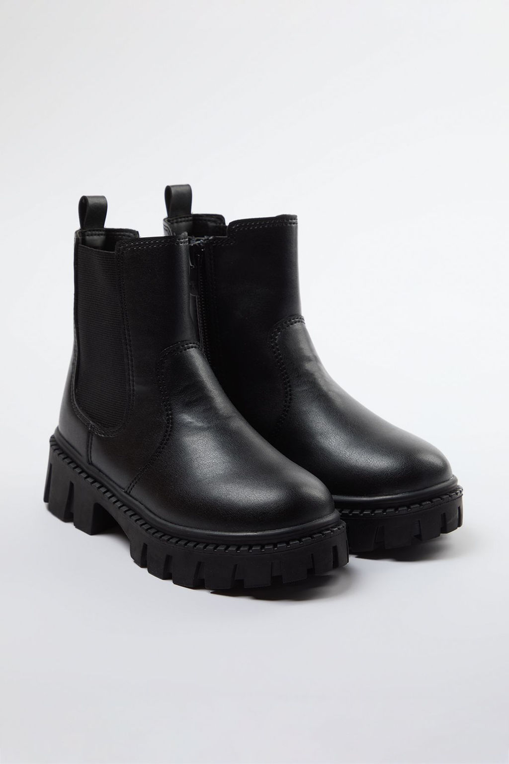 Trendyol Shoes Siyah Lastikli Buyuk K?z Cocuk Chealsea Kids Bot TAKAW25BO00039 - Trendyolmilla фото 4