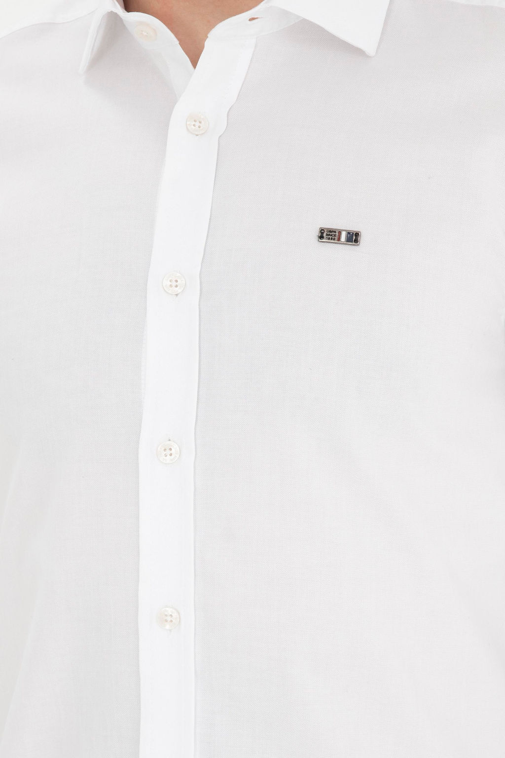 Erkek Beyaz Uzun Kollu Basic G_mlek Sepette S_rpriz _ndirim