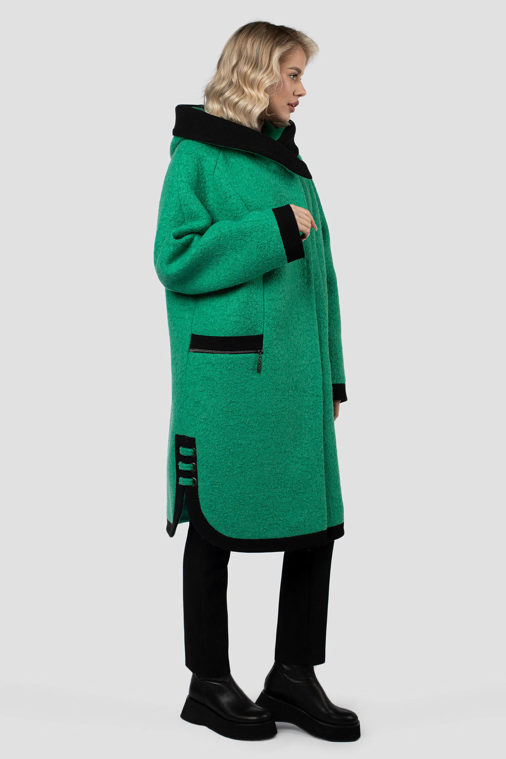 01-11954 Пальто женское демисезонное - El podio фото 4