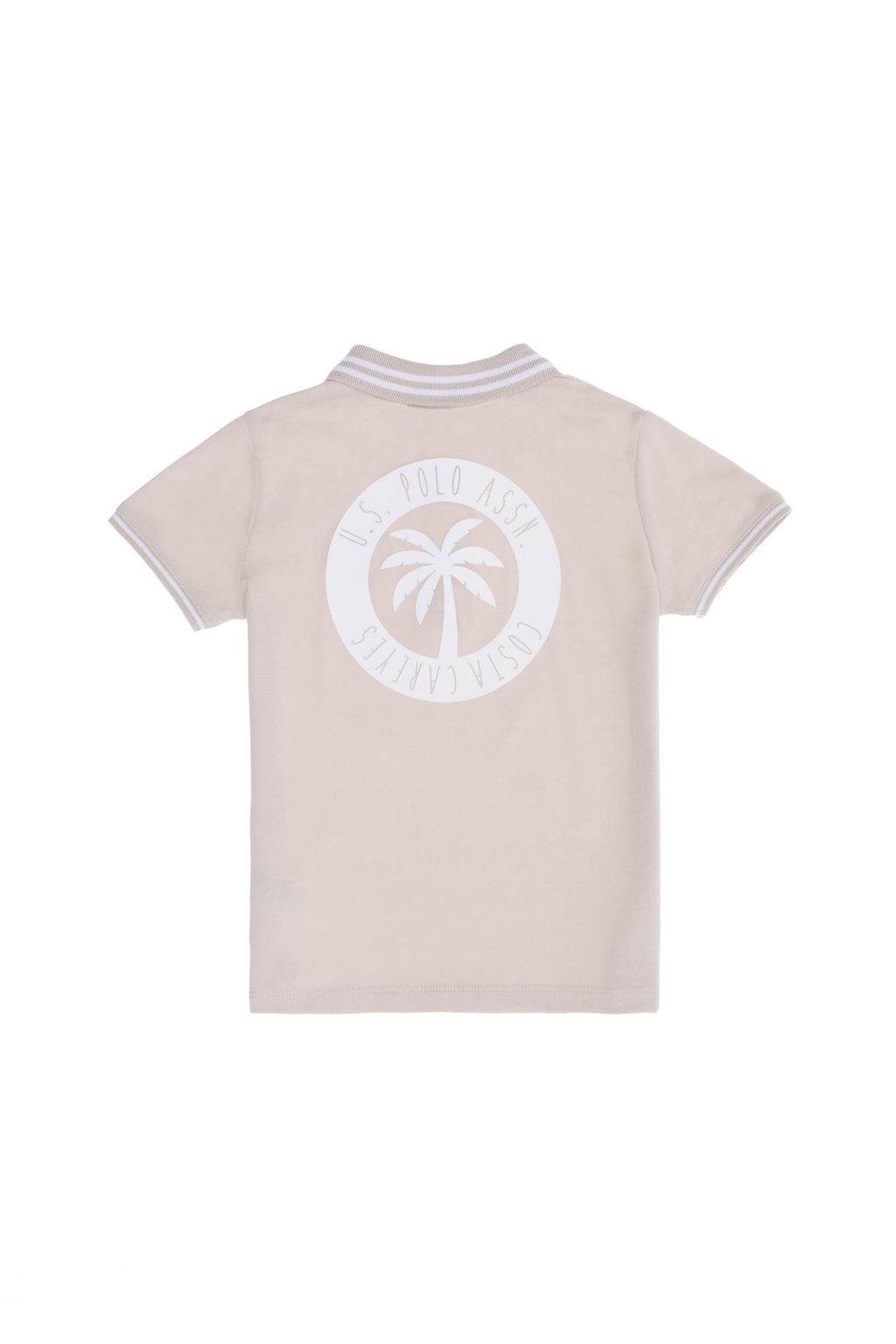 U. S. Polo Assn Футболка с воротником-поло Stone для мальчиков - U.s. polo assn фото 2